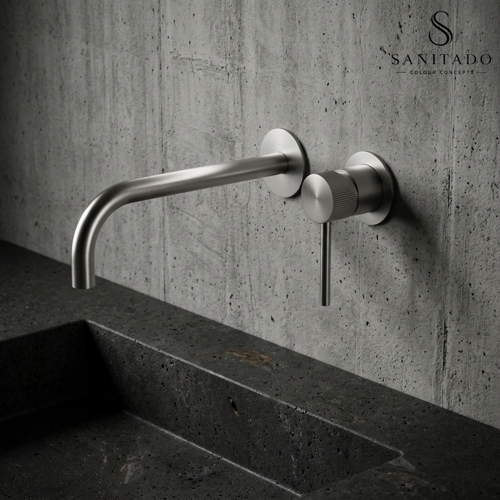 Sanitado Industry Class Luxe Wandinbouw Mengkraan RVS