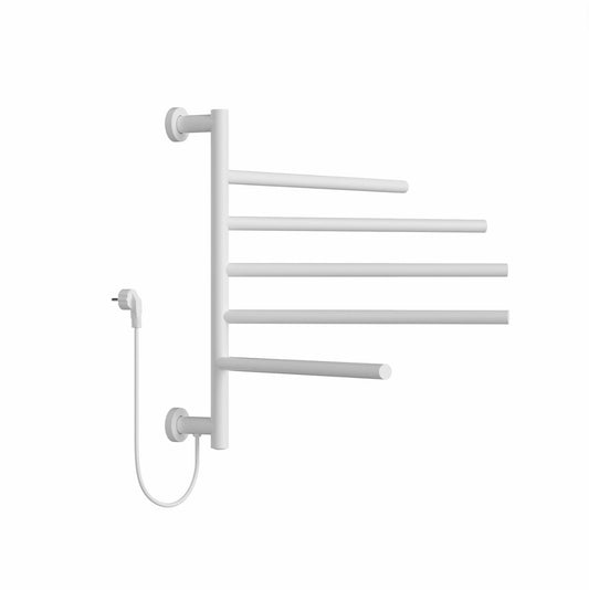 Elektrische handdoekradiator Sanitado Elements mat wit 75W 622x516mm