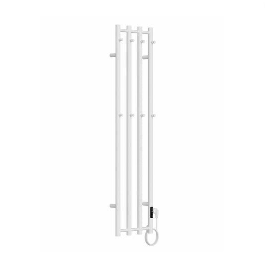 Elektrische handdoekradiator Sanitado Elements mat wit 250W 140x35cm
