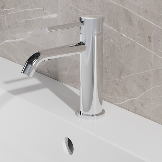 Sanitado Industry Ribbel Luxe Wastafelmengkraan Chroom