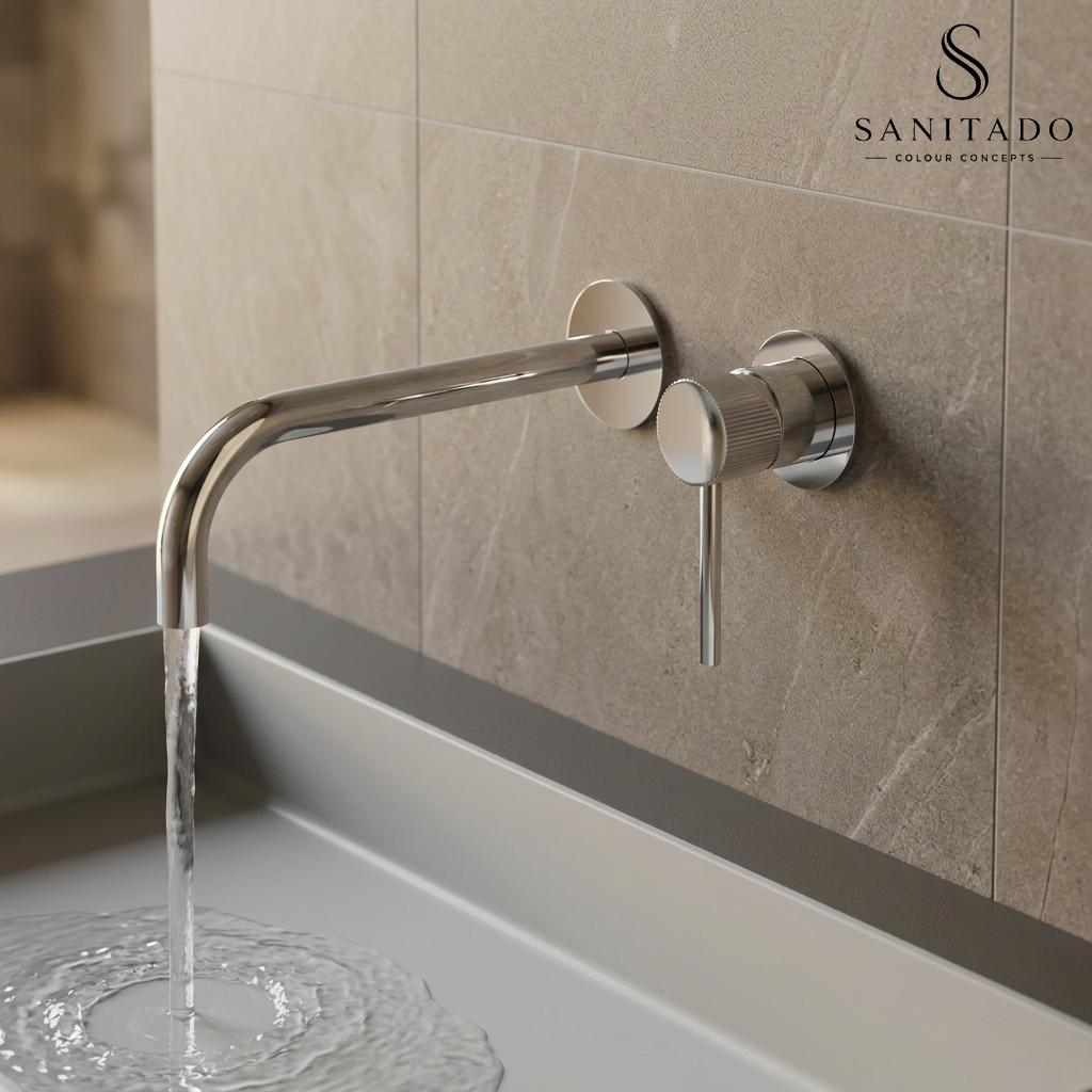 Sanitado Industry Class Luxe Wandinbouw Mengkraan Chroom