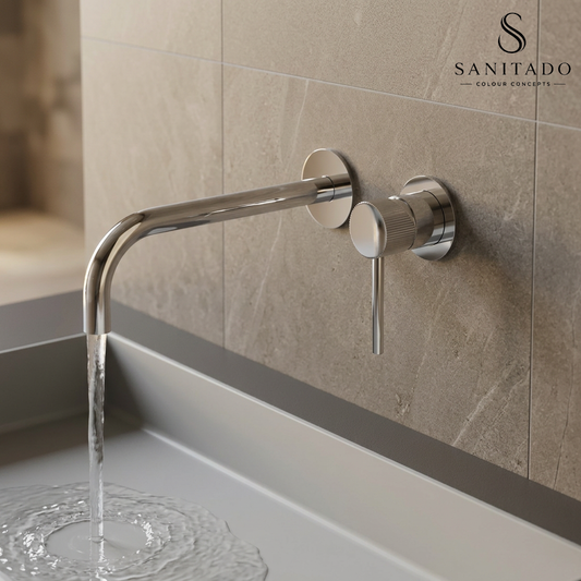 Sanitado Industry Class Luxe Wandinbouw Mengkraan Chroom