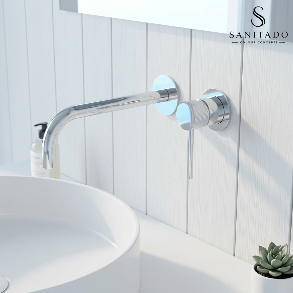 Sanitado Industry Class Luxe Wandinbouw Mengkraan Chroom