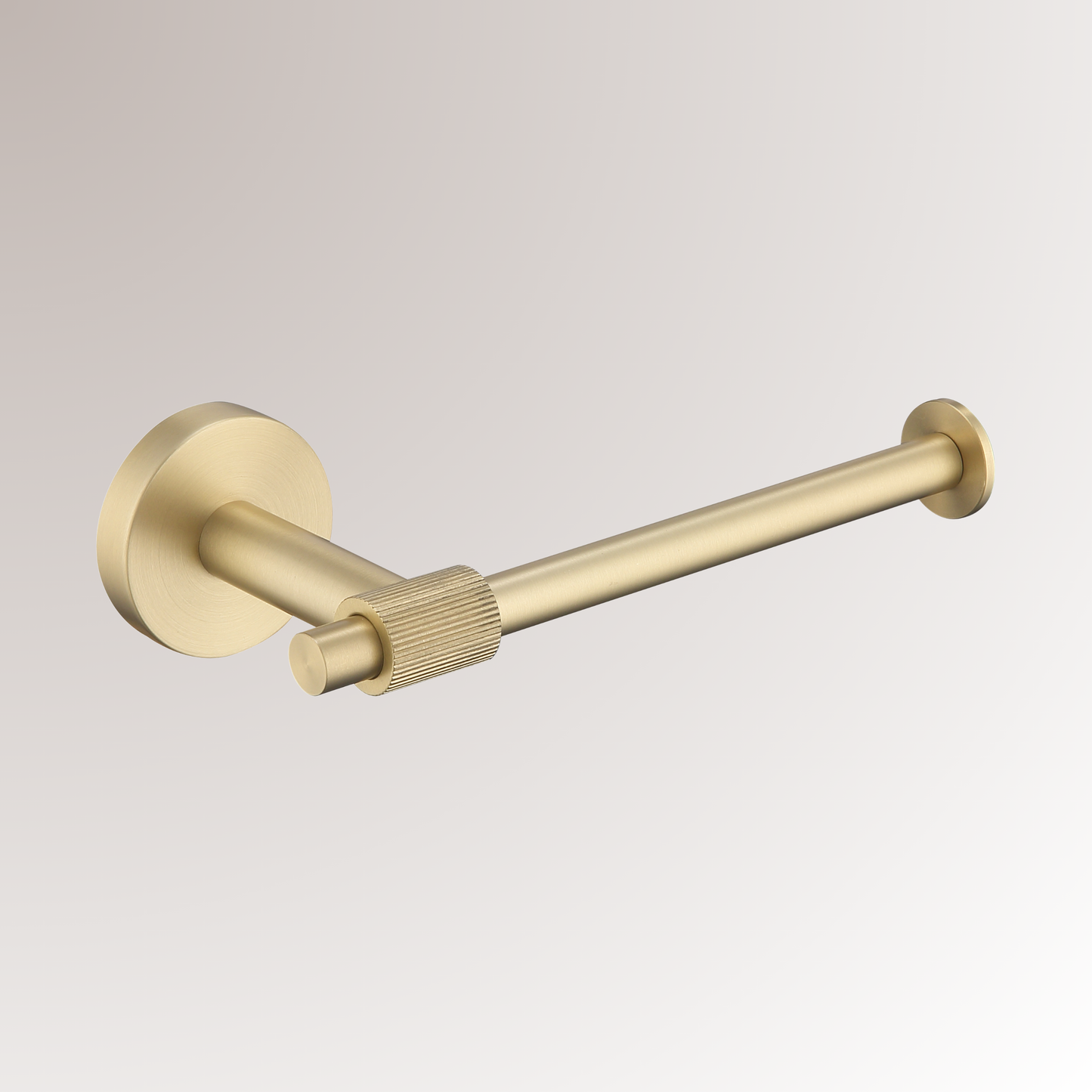Toiletaccessoires set Sanitado Industry met borstel, rolhouder en handdoekhaak in mat goud