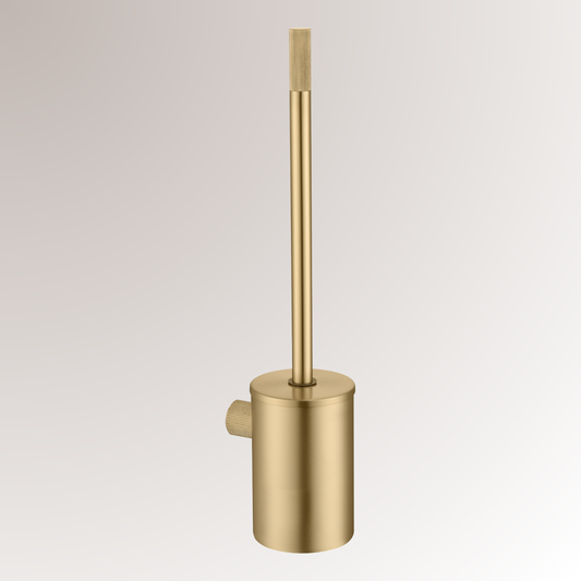 Toiletaccessoires set Sanitado Industry met borstel, rolhouder en handdoekhaak in mat goud
