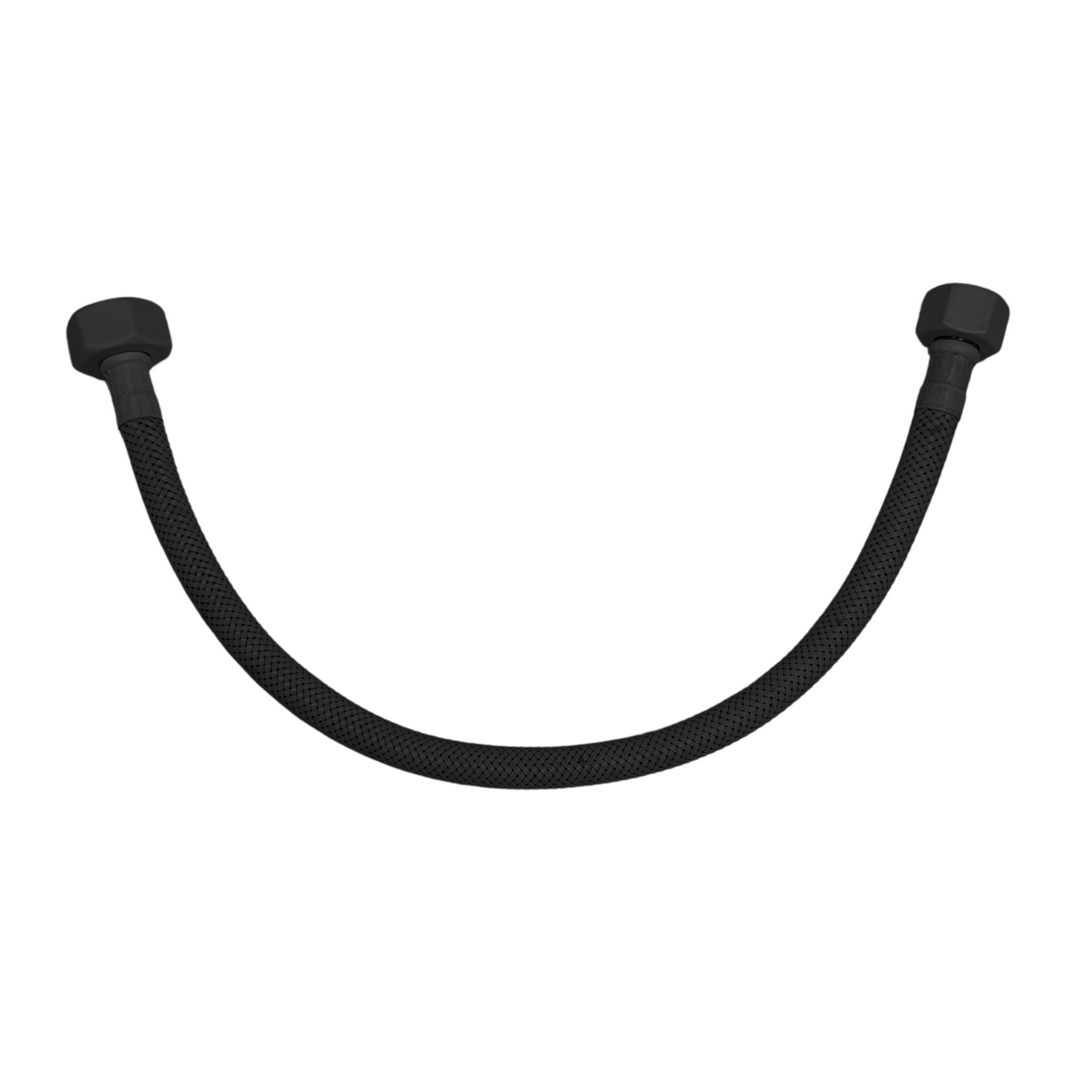 Sanitado Industry Luxe Flexibele Aansluitslang 1/2"x3/8" Mat Zwart