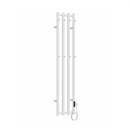 Elektrische handdoekradiator Sanitado Elements glanzend wit 250W 140x35cm