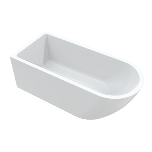 Vrijstaand half ligbad Sanitado Industry Boat 170x75cm mat wit