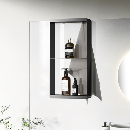 Hangend doucherek 50x25x9cm Sanitado Industry Soap in gunmetal