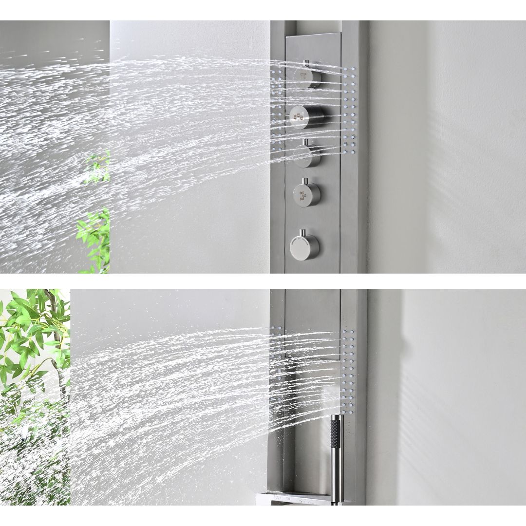 Thermostatische douchehemel Sanitado Industry Future in RVS