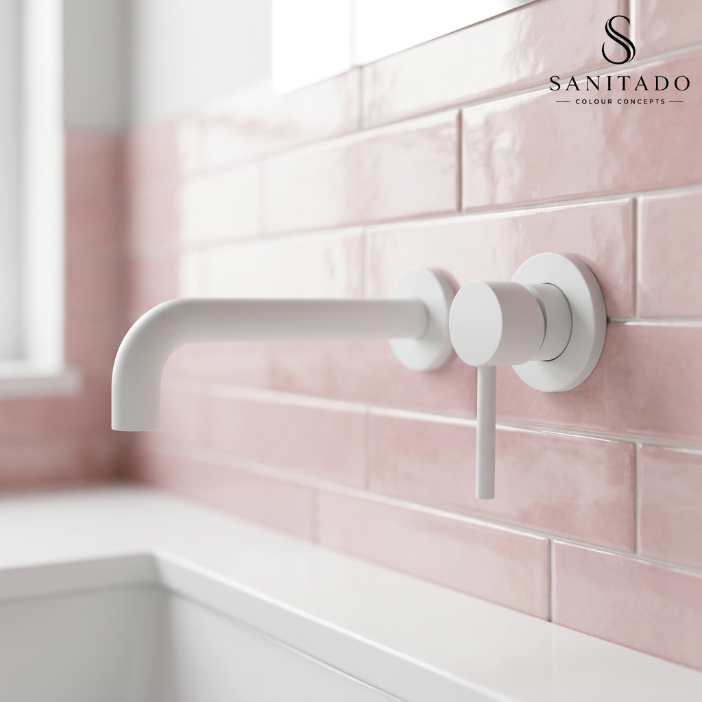 Sanitado Industry Belize Luxe Wandinbouw Mengkraan Mat Wit