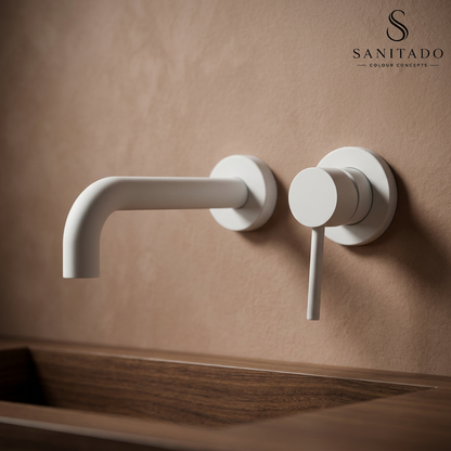 Sanitado Industry Belize Luxe Wandinbouw Mengkraan Mat Wit