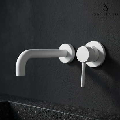 Sanitado Industry Belize Luxe Wandinbouw Mengkraan Mat Wit