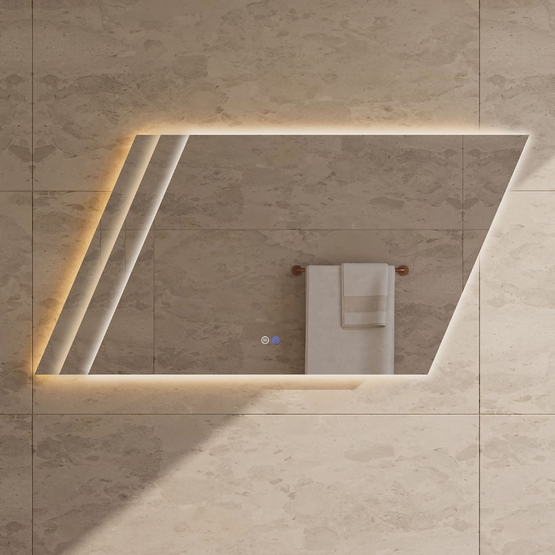 Sanitado Industry Vibe Parallelo Luxe Badkamer Spiegel 120x65 cm