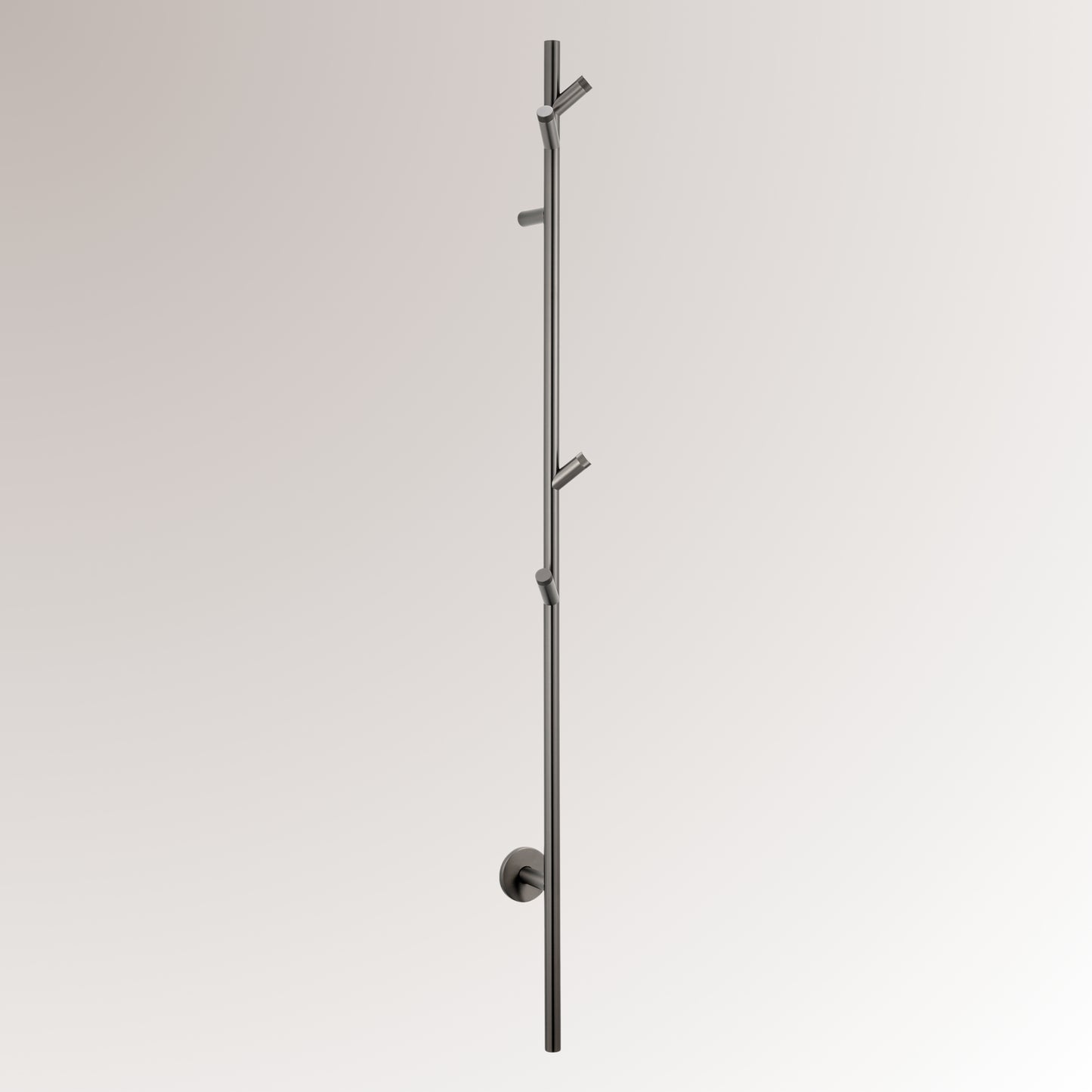 Elektrische staaf handdoekradiator Sanitado Industry in gunmetal