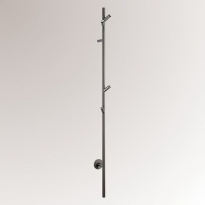 Elektrische staaf handdoekradiator Sanitado Industry in gunmetal