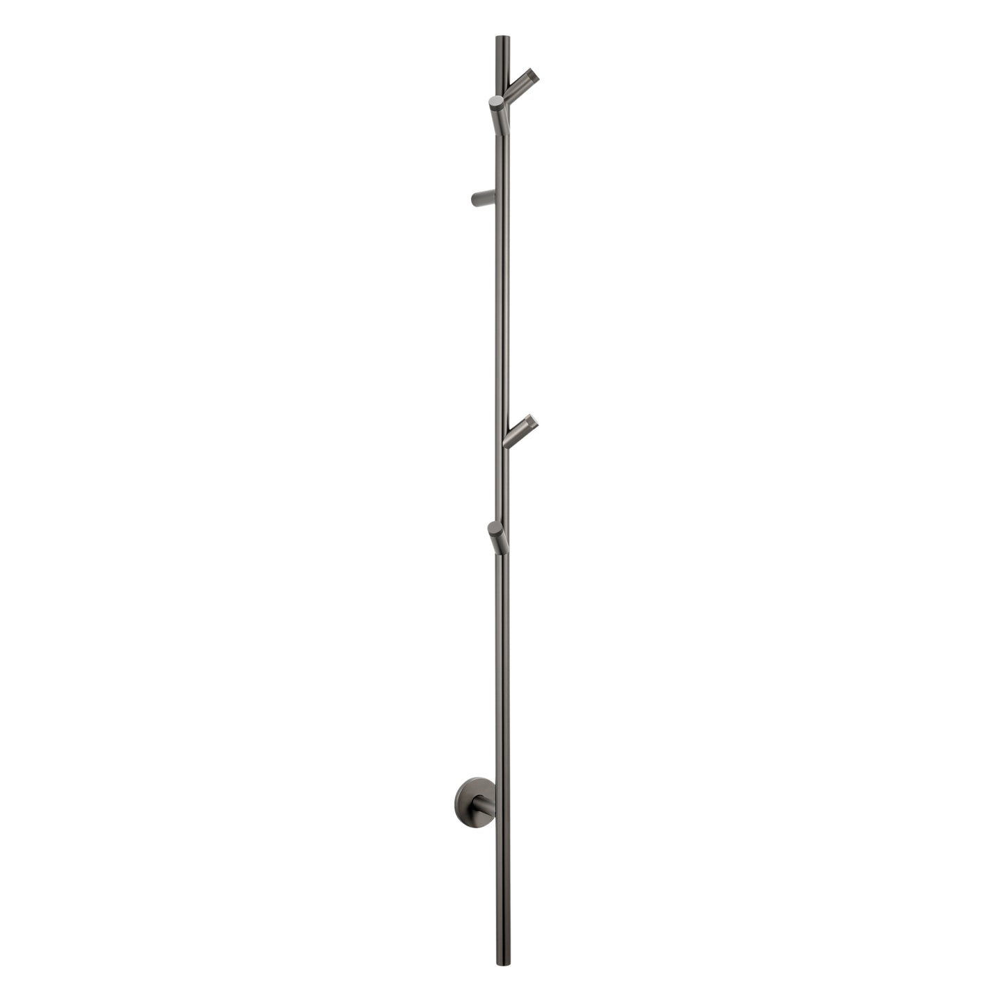 Elektrische staaf handdoekradiator Sanitado Industry in gunmetal