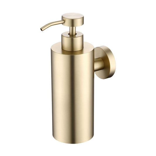 Zeepdispenser Sanitado Industry Fiona wandmontage in mat goud