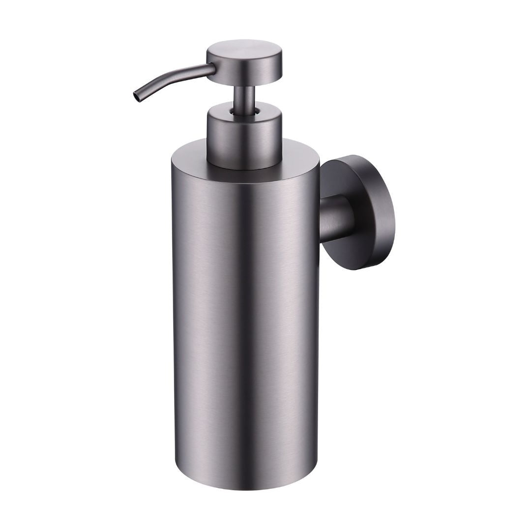 Zeepdispenser Sanitado Industry Fiona wandmontage in gunmetal