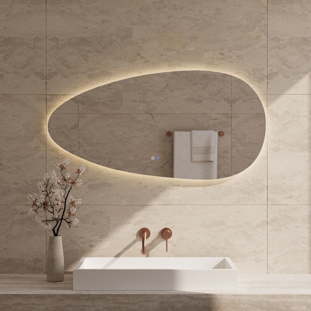 Sanitado Industry Boloo Eye Luxe Badkamer Spiegel Organisch 100x50 cm