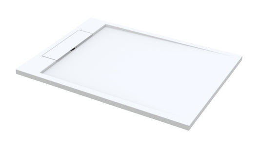 Sanitado Elements Decent Douchebak Mat Wit 140x100cm Solid Surface