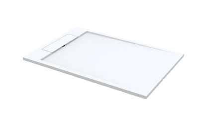 Sanitado Elements Decent Douchebak Mat Wit 160x80cm Solid Surface