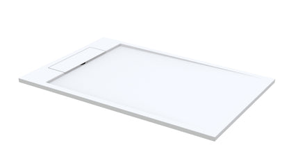 Sanitado Elements Decent Douchebak Mat Wit 180x80cm Solid Surface