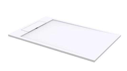 Sanitado Elements Decent Douchebak Mat Wit 180x80cm Solid Surface