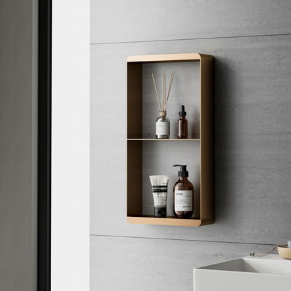 Hangend doucherek 50x25x9cm Sanitado Industry Soap in mat brons