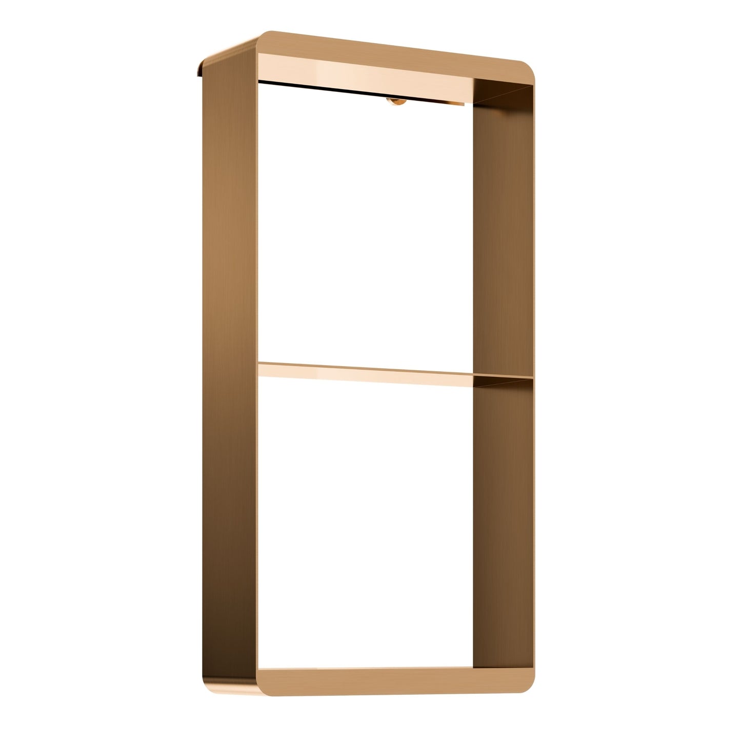 Hangend doucherek 50x25x9cm Sanitado Industry Soap in mat brons