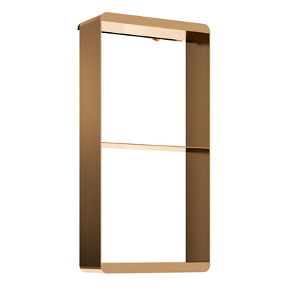 Hangend doucherek 50x25x9cm Sanitado Industry Soap in mat brons