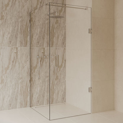 Sanitado Dalis Douchecabine Helder Glas RVS Profielen 80x80 cm