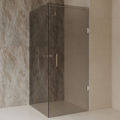 Sanitado Dalis Douchecabine Rookglas Chrome Profielen 120x100 cm