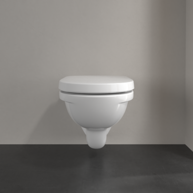 Wandcloset Villeroy & Boch O.novo diepspoel met softclose toiletzitting in glanzend wit - foto #2