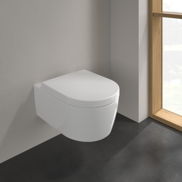 Wandcloset Villeroy & Boch Avento DirectFlush softclose zitting in wit - foto #3