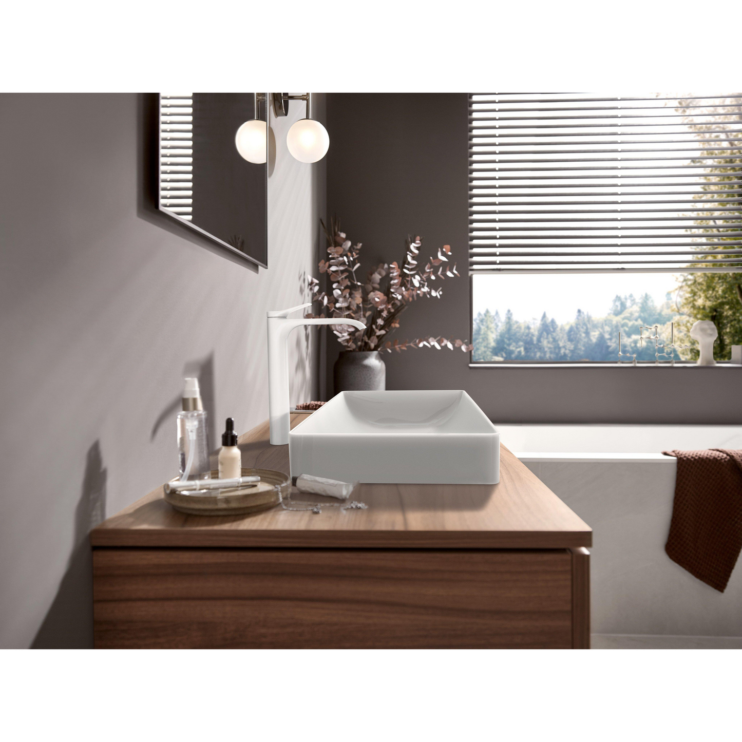 Wastafelmengkraan Hansgrohe Vivenis 252 mat wit