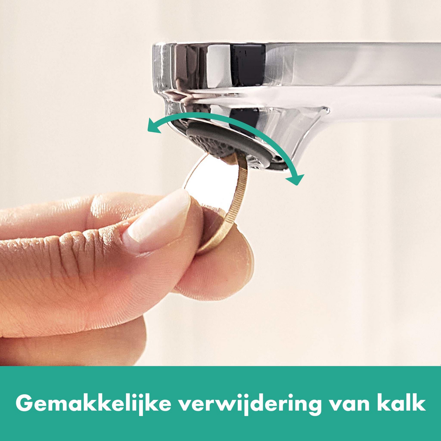 Fonteinkraan Hansgrohe Rebris S toiletkraan koud water in chroom