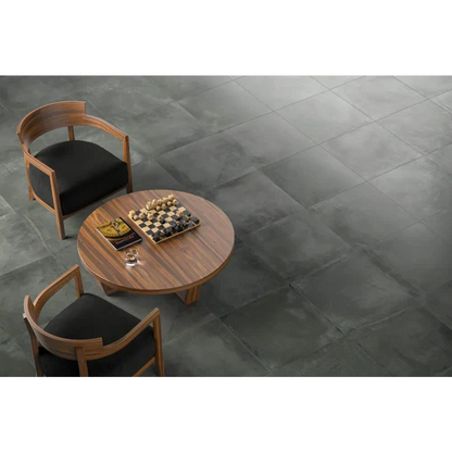 Vloertegel Domino Newstreet Smoke donkergrijs 60x60 cm, 1.08 m2