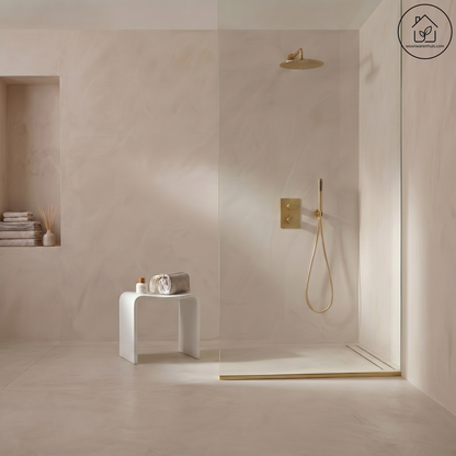 Douchekruk Wiesbaden Zita Solid surface 40x30cm mat wit