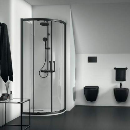 Wandcloset Ideal Standard Tesi AquaBlade met softclose zitting in mat zwart