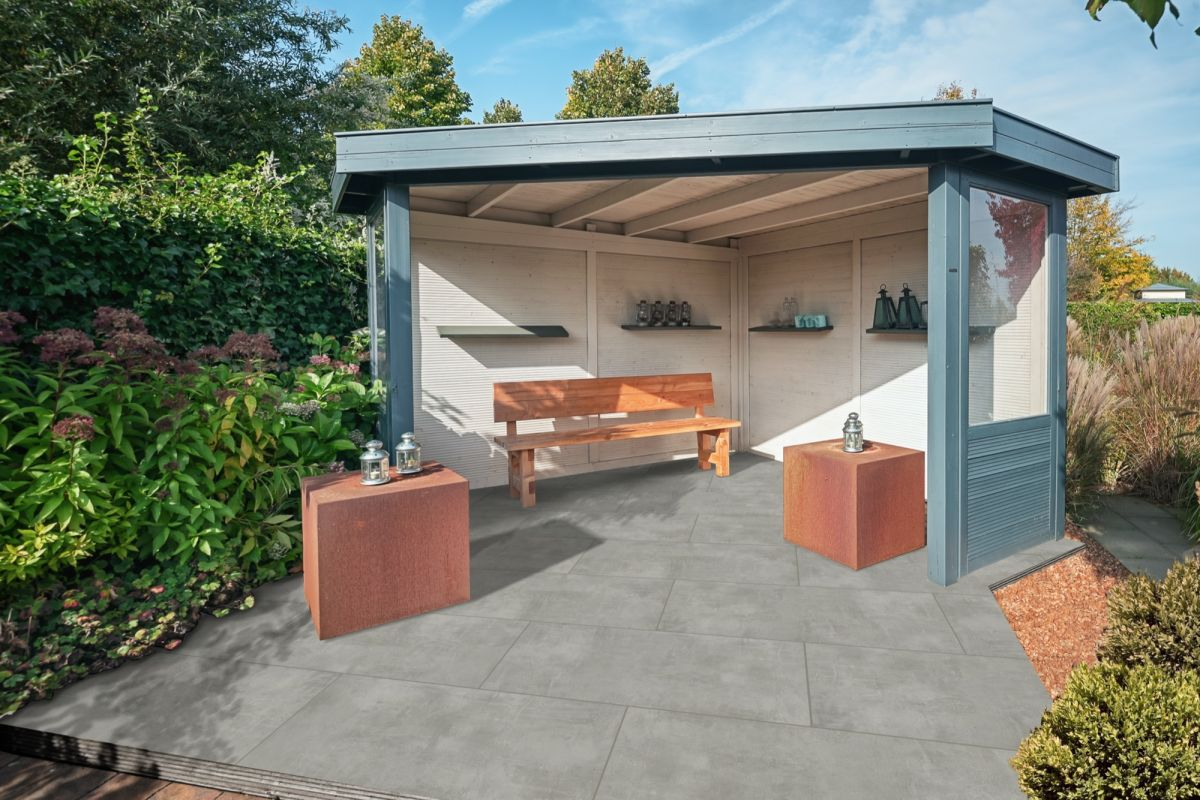 Tuintegel Urban Pro Grijs 2cm dik 60x60cm, 0,36m2