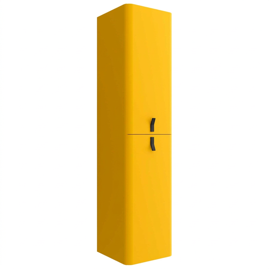Badkamer kolomkast Salgar Uniiq Sol 150cm geel