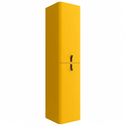 Badkamer kolomkast Salgar Uniiq Sol 150cm geel