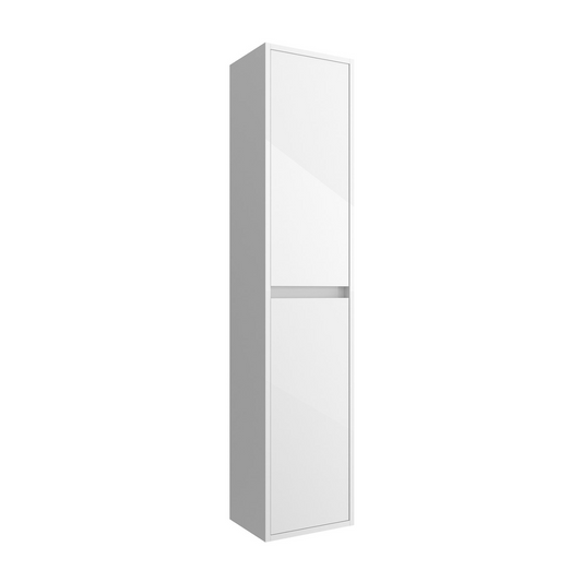 Badkamer kolomkast Salgar Noja 140cm wit hoogglans