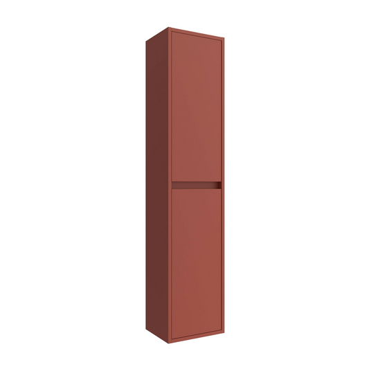 Badkamer kolomkast Salgar Noja 140cm rood mat
