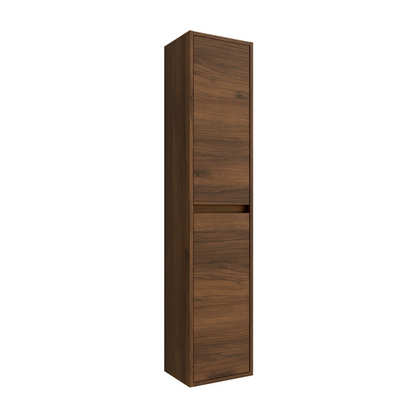 Badkamer kolomkast Salgar Noja 140cm walnoot