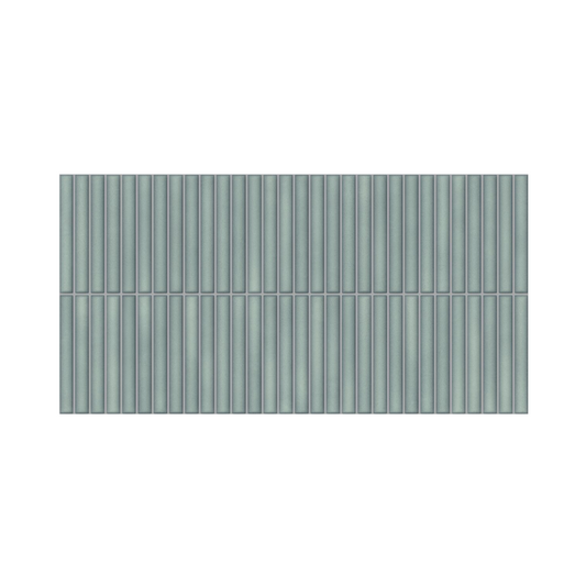 Wandtegel Valencia KitKat 62x32cm in mat zeegroen, 1m2