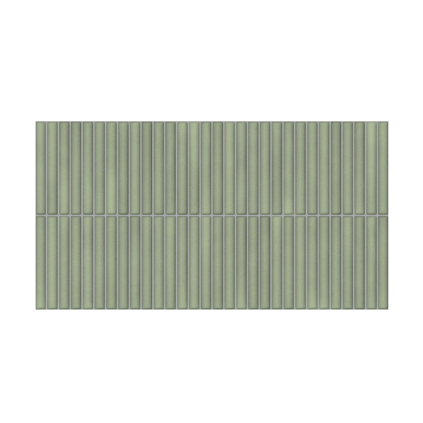 Wandtegel Valencia KitKat 62x32cm in mat mint groen, 1m2