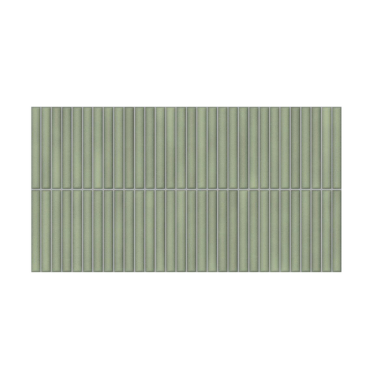 Wandtegel Valencia KitKat 62x32cm in mat mint groen, 1m2