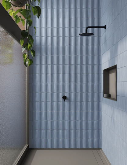 Wandtegel Valencia KitKat 62x32cm in mat licht blauw, 1m2